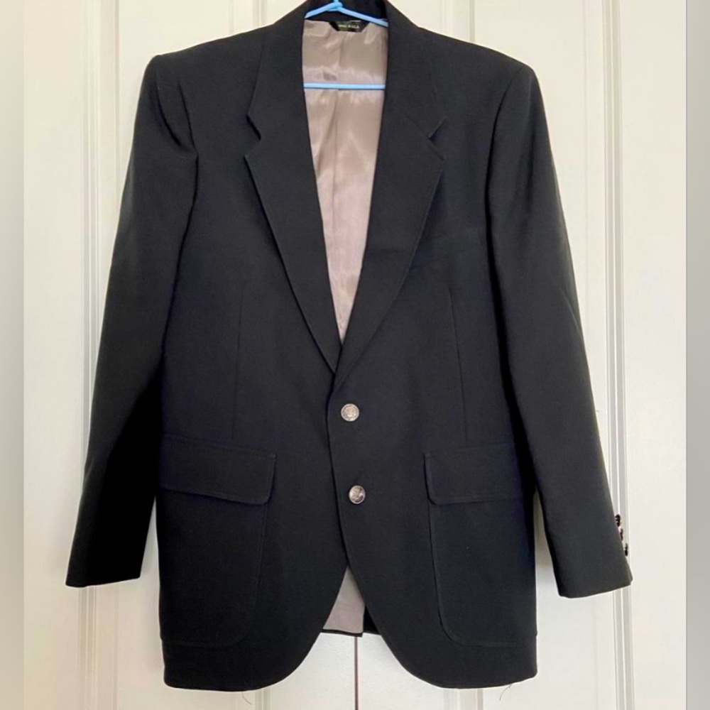 vintage oversized black blazer